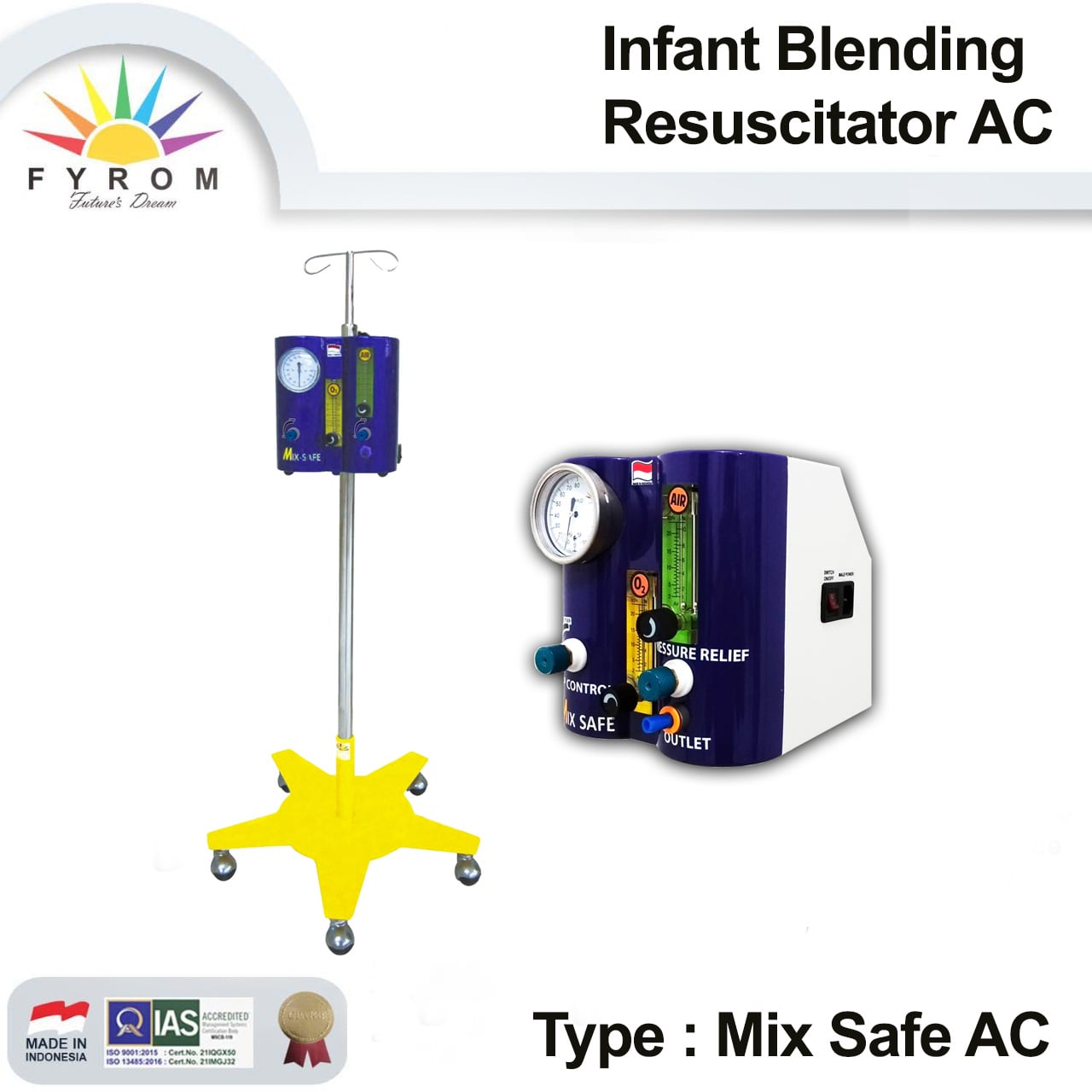 FYROM Infant Blending Resuscitator AC